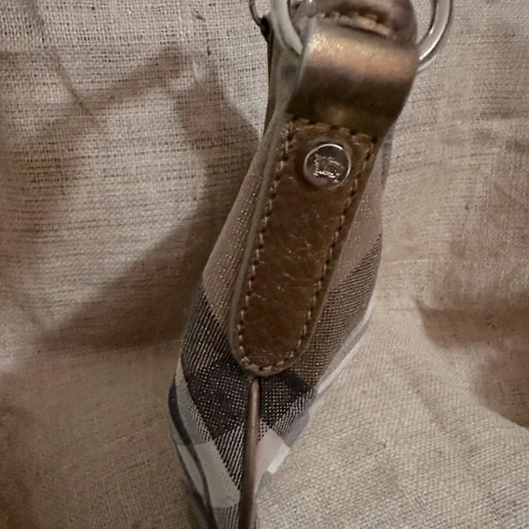 Burberry Metallic ✨ Beige Nova Check Canvas & Leather Hobo Bag 🤎❤️🖤🤍 w/dustbag - Picture 7 of 13